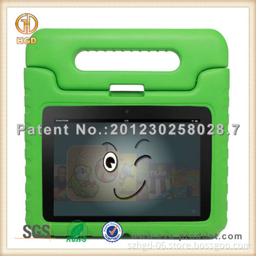 Child proof case for Amazon kindle fire tablet, EVA foam rubber bumper case and cover for kindle fire hd case